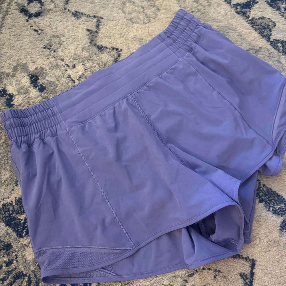 Lululemon Hotty Hot High Rise shorts in Dark Lavender